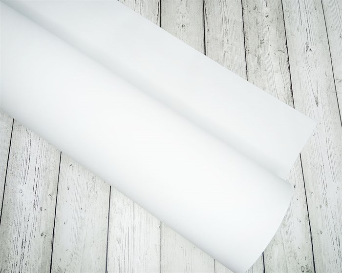 Фоамиран белый (лист 50х50 см) - фото 4593